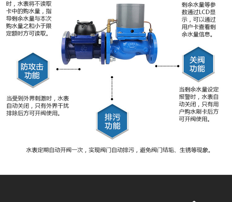 IC卡大口徑預(yù)付費水表